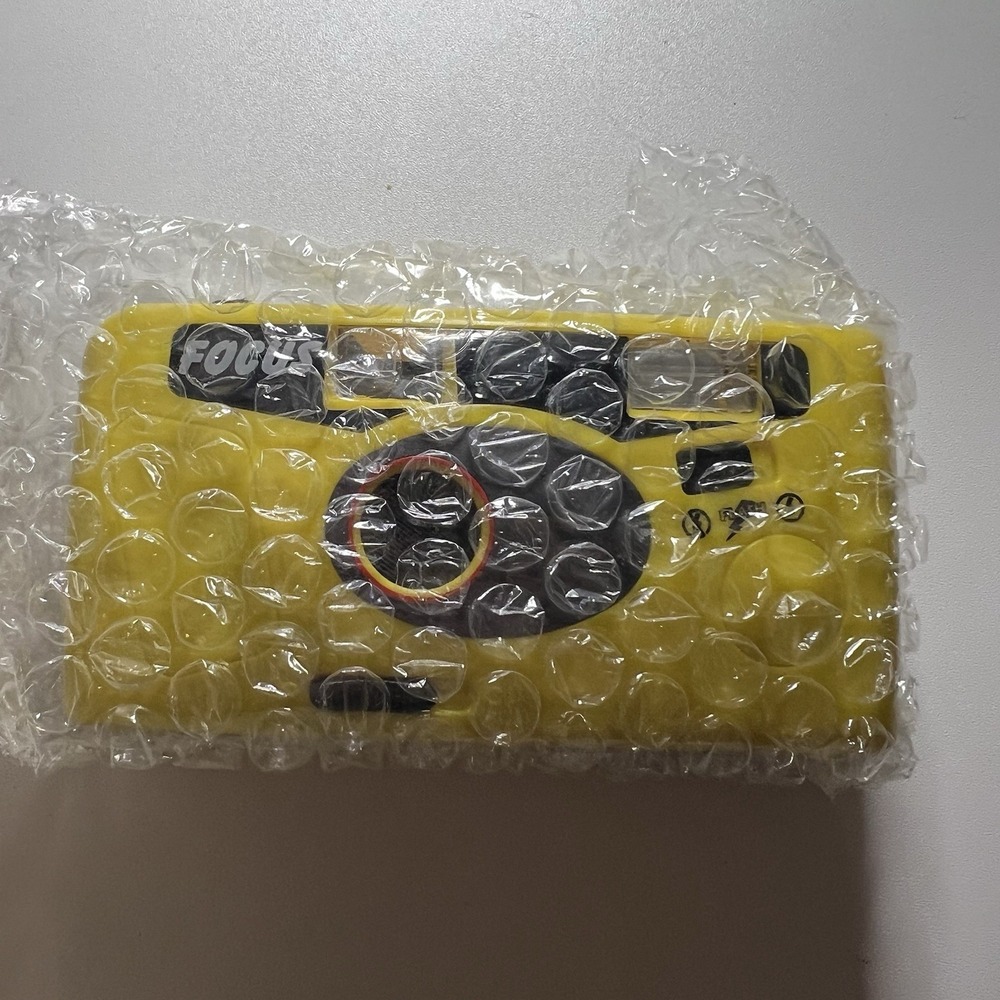 Focus 35mm film camera, still in its original bubble‎ wrap packaging